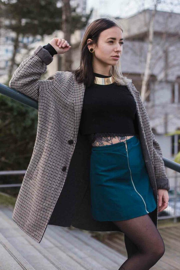 Portrait femme à Rennes pendant un shooting photo